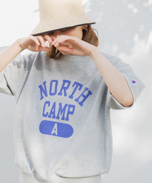 Champion(チャンピオン)の「『別注』Champion×Sonny Label ロゴスェットTシャツ(Tシャツ/カットソー・レディース・ブラック/オートミール/グレー/ホワイト・LARGE/MEDIUM)」の19枚目の写真