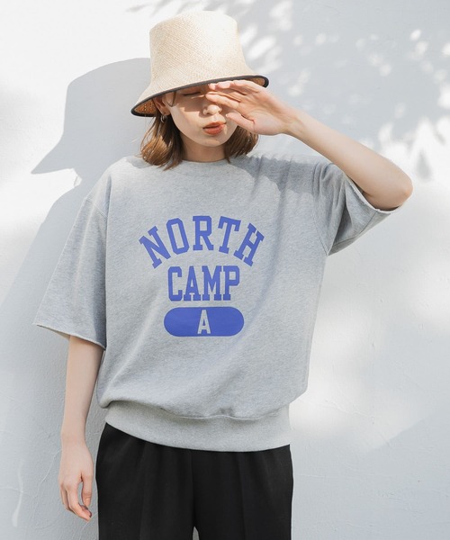 Champion(チャンピオン)の「『別注』Champion×Sonny Label ロゴスェットTシャツ(Tシャツ/カットソー・レディース・ブラック/オートミール/グレー/ホワイト・LARGE/MEDIUM)」の20枚目の写真