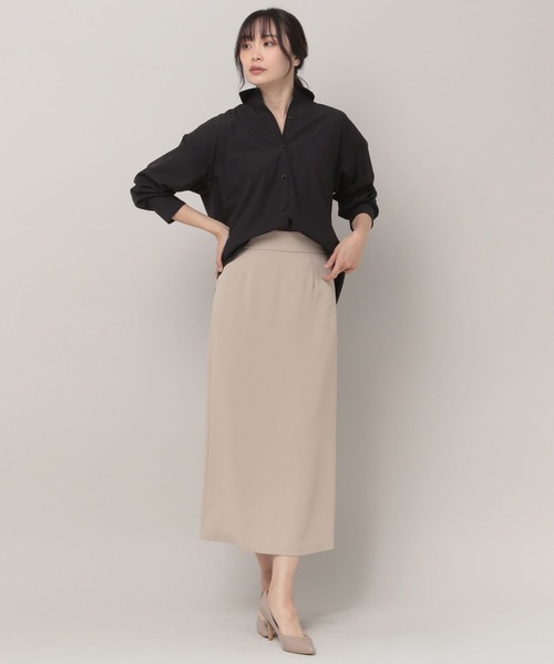 Elura（エルーラ）の「アイロンいらずレギュラーシャツ（シャツ/ブラウス・レディース・ホワイト系その他5/ネイビー/ホワイト・LARGE/MEDIUM/SMALL）」の11枚目の写真