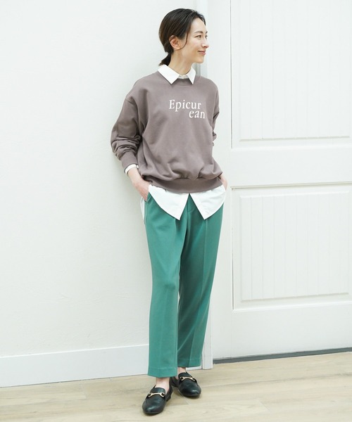 Elura（エルーラ）の「アイロンいらずレギュラーシャツ（シャツ/ブラウス・レディース・ホワイト系その他5/ネイビー/ホワイト・LARGE/MEDIUM/SMALL）」の22枚目の写真