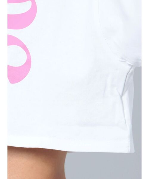 jouetie(ジュエティ)の「me jane クロップド Tシャツ【コラボ】(Tシャツ/カットソー・レディース・ブラック/オフホワイト/オレンジ・MEDIUM)」の18枚目の写真