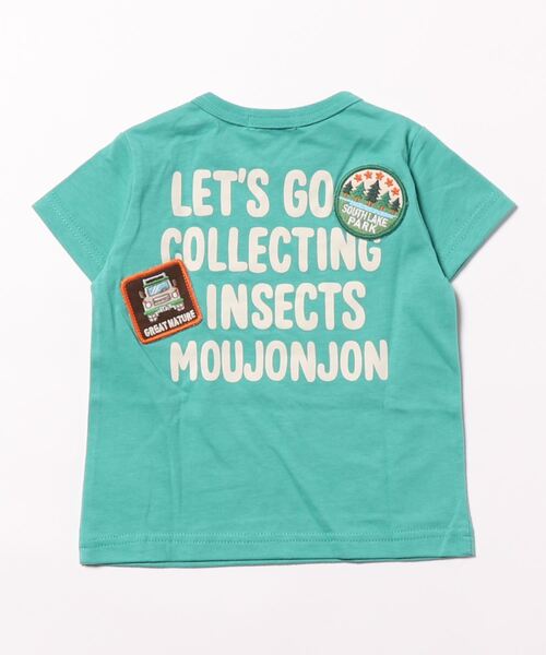 Moujonjon（ムージョンジョン）の「昆虫刺繍半袖Ｔシャツ（Tシャツ/カットソー・キッズ・ダークオレンジ/グリーン/ベージュ/ロイヤルブルー・80/90/100/110/120/130/140）」の19枚目の写真