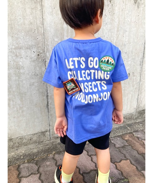 Moujonjon（ムージョンジョン）の「昆虫刺繍半袖Ｔシャツ（Tシャツ/カットソー・キッズ・ダークオレンジ/グリーン/ベージュ/ロイヤルブルー・80/90/100/110/120/130/140）」の8枚目の写真