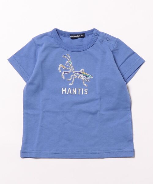 Moujonjon（ムージョンジョン）の「昆虫刺繍半袖Ｔシャツ（Tシャツ/カットソー・キッズ・ダークオレンジ/グリーン/ベージュ/ロイヤルブルー・80/90/100/110/120/130/140）」の5枚目の写真