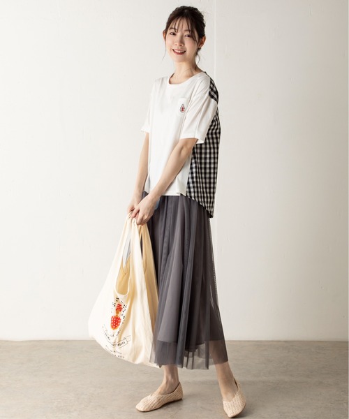 MILLION CARATS（ミリオンカラッツ）の「【MOTTAINAI】ポートレートエコバッグ（エコバッグ/サブバッグ・レディース・オフホワイト・FREE）」の4枚目の写真