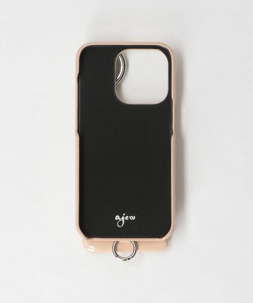 ajew（エジュー）の「＜AJEW＞パテント iPhone14Pro ケース（スマホケース/カバー・レディース・ライトブルー/ベージュ・FREE）」の10枚目の写真
