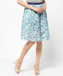 La TOTALITE | フラワーチェックギャザースカート(スカート)