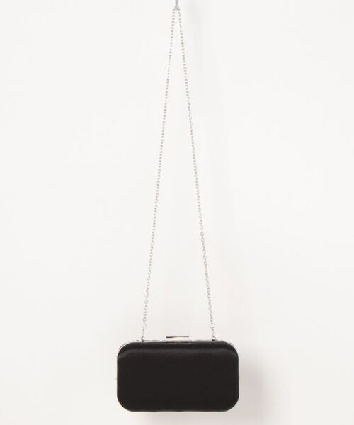niana（ニアナ）の「リーフパターンビーズ刺繍ハードパーティークラッチバッグ（クラッチバッグ・レディース・ブラック/アイボリー・FREE）」の5枚目の写真