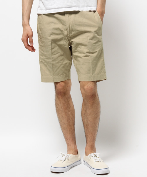 JOURNAL STANDARD relume（ジャーナルスタンダード　レリューム）の「ハイカウントクロスショーツ #（その他パンツ・メンズ・ベージュ系その他/カーキ/ネイビー/ベージュ・LARGE/MEDIUM/SMALL）」の18枚目の写真