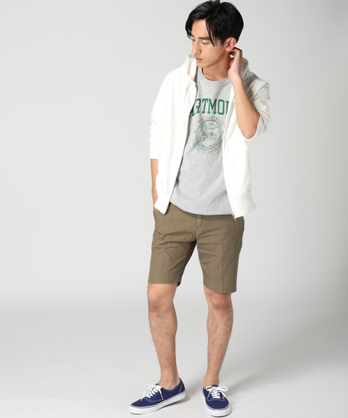 JOURNAL STANDARD relume（ジャーナルスタンダード　レリューム）の「ハイカウントクロスショーツ #（その他パンツ・メンズ・ベージュ系その他/カーキ/ネイビー/ベージュ・LARGE/MEDIUM/SMALL）」の17枚目の写真