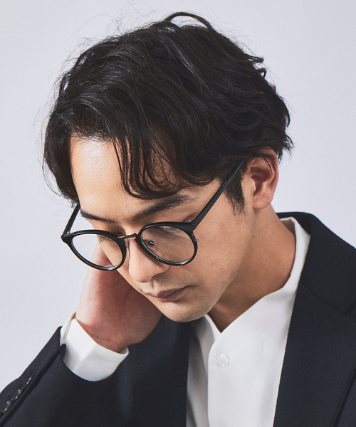 Anselme Claire】ユニセックス ボストン型 サングラス 伊達
