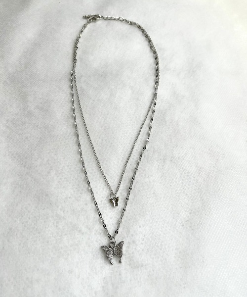 cuorequal(クオレコール)の「バタフライレイヤーネックレス(ネックレス・レディース・ゴールド/シルバー・FREE)」の18枚目の写真