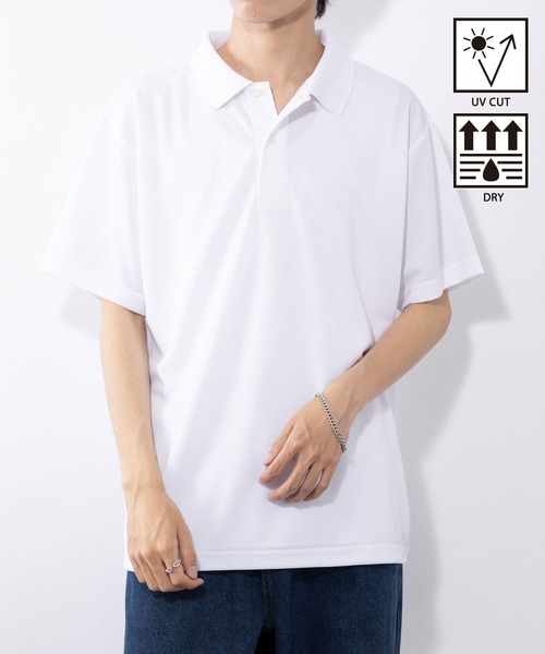 United Athle（ユナイテッドアスレ）の「夏に快適なドライ素材！【United Athle】吸水速乾・UVカット！4.1オンス スペシャルドライアスレチック ポロシャツ ゴルフ テニス スポーツ 5910（ポロシャツ・レディース・レッド/イエロー/グリーン/ロイヤルブルー/ブラック/ネイビー/ホワイト/ライトグリーン/ピンク/パープル/オレンジ/ターコイズブルー/ライトピンク/ライトブルー/バーガンディー・S/L/M/XL）」の2枚目の写真