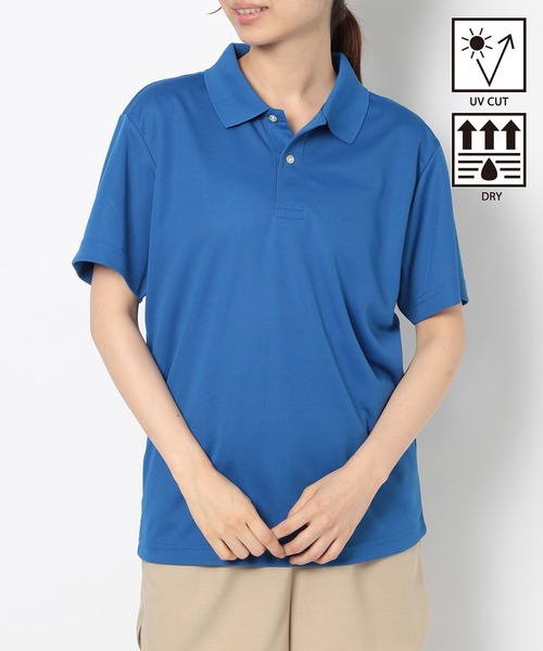 United Athle（ユナイテッドアスレ）の「夏に快適なドライ素材！【United Athle】吸水速乾・UVカット！4.1オンス スペシャルドライアスレチック ポロシャツ ゴルフ テニス スポーツ 5910（ポロシャツ・レディース・レッド/イエロー/グリーン/ロイヤルブルー/ブラック/ネイビー/ホワイト/ライトグリーン/ピンク/パープル/オレンジ/ターコイズブルー/ライトピンク/ライトブルー/バーガンディー・S/L/M/XL）」の8枚目の写真