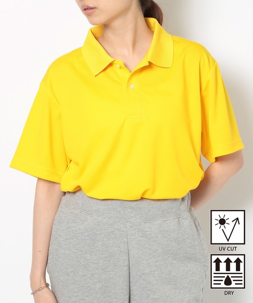 United Athle（ユナイテッドアスレ）の「夏に快適なドライ素材！【United Athle】吸水速乾・UVカット！4.1オンス スペシャルドライアスレチック ポロシャツ ゴルフ テニス スポーツ 5910（ポロシャツ・レディース・レッド/イエロー/グリーン/ロイヤルブルー/ブラック/ネイビー/ホワイト/ライトグリーン/ピンク/パープル/オレンジ/ターコイズブルー/ライトピンク/ライトブルー/バーガンディー・S/L/M/XL）」の10枚目の写真