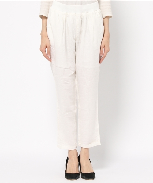 OUTLET（アウトレット）の「【CIAOPANIC TYPY】麻レーヨンイージーパンツ（その他パンツ・レディース・ホワイト・MEDIUM/LARGE）」の2枚目の写真