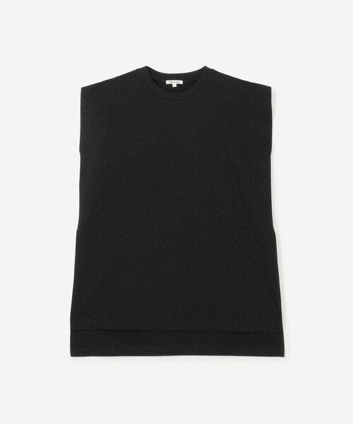 Morris & Sons（モリスアンドサンズ）の「MORRIS & SONS | ノースリーブカットソー WOMEN（Tシャツ/カットソー・レディース・ベージュ/ネイビー/ホワイト/グレー/ブラック・F）」の2枚目の写真