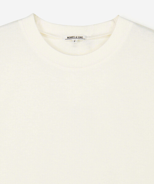 Morris & Sons（モリスアンドサンズ）の「MORRIS & SONS | ノースリーブカットソー WOMEN（Tシャツ/カットソー・レディース・ベージュ/ネイビー/ホワイト/グレー/ブラック・F）」の8枚目の写真