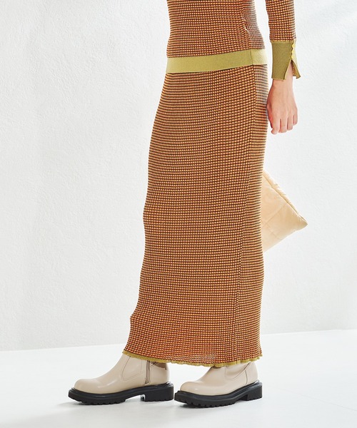 ORiental TRaffic（オリエンタルトラフィック）の「タンクソールストレッチブーツ 31414（ブーツ・レディース・ブラック/ベージュ/グレー/モカ・LL/3L/SS/S/M/L）」の21枚目の写真