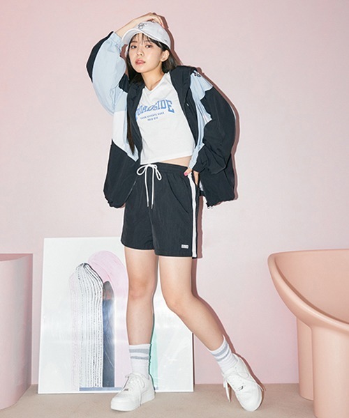 LOVETOXIC（ラブトキシック）の「【LTXC】撥水切替裏メッシュブルゾン（ブルゾン・キッズ・ブラック/オフホワイト/ピンク・LL/M/L/S）」の8枚目の写真