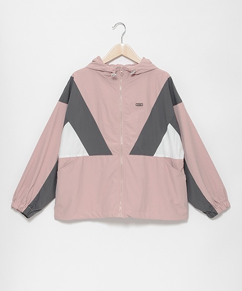 LOVETOXIC（ラブトキシック）の「【LTXC】撥水切替裏メッシュブルゾン（ブルゾン・キッズ・ブラック/オフホワイト/ピンク・LL/M/L/S）」の12枚目の写真