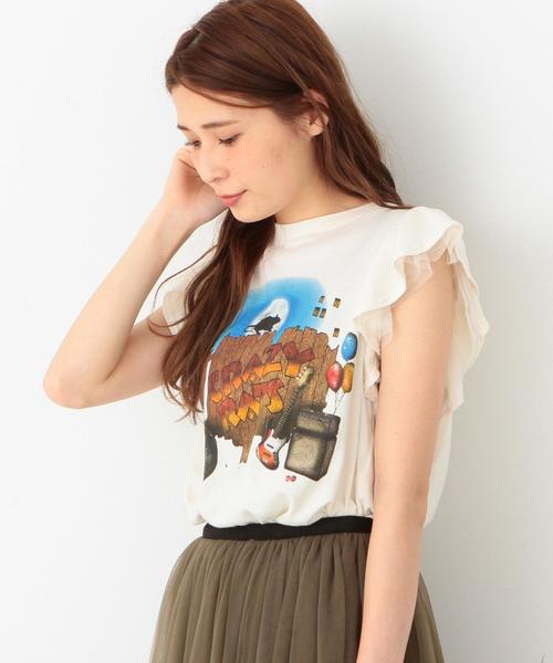 Another Edition(アナザーエディション)の「CRAZY RATSTシャツ/AEBC CRAZY RATS Tee◆(Tシャツ/カットソー・レディース・オフホワイト/ブラック・フリ-)」の2枚目の写真