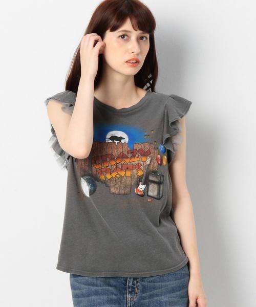 Another Edition(アナザーエディション)の「CRAZY RATSTシャツ/AEBC CRAZY RATS Tee◆(Tシャツ/カットソー・レディース・オフホワイト/ブラック・フリ-)」の4枚目の写真