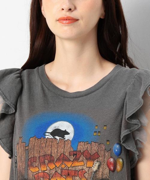 Another Edition(アナザーエディション)の「CRAZY RATSTシャツ/AEBC CRAZY RATS Tee◆(Tシャツ/カットソー・レディース・オフホワイト/ブラック・フリ-)」の10枚目の写真