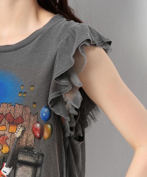 Another Edition(アナザーエディション)の「CRAZY RATSTシャツ/AEBC CRAZY RATS Tee◆(Tシャツ/カットソー・レディース・オフホワイト/ブラック・フリ-)」の11枚目の写真