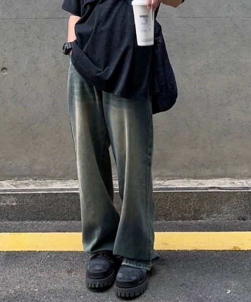 .KOM（ドットコム）の「『.KOM/ドットケーオーエム』ヴィンテージライクルーズデニムパンツ【Y】【CN】（デニムパンツ・メンズ・ブルー・XL/L）」の3枚目の写真