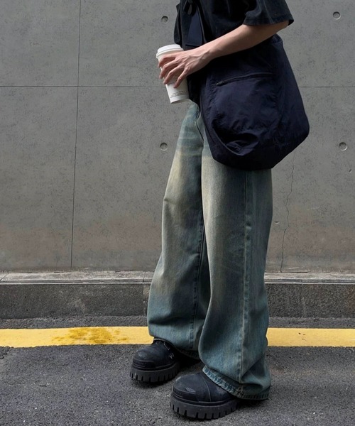 .KOM（ドットコム）の「『.KOM/ドットケーオーエム』ヴィンテージライクルーズデニムパンツ【Y】【CN】（デニムパンツ・メンズ・ブルー・XL/L）」の4枚目の写真