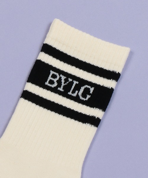 by LOVEiT(バイラビット)の「BYLGロゴクルーソックス(ソックス/靴下・キッズ・ブラック/グリーン/ピンク/アイボリー・L/M/LL/S)」の5枚目の写真