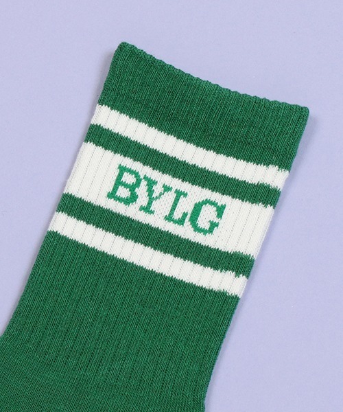 by LOVEiT(バイラビット)の「BYLGロゴクルーソックス(ソックス/靴下・キッズ・ブラック/グリーン/ピンク/アイボリー・L/M/LL/S)」の6枚目の写真