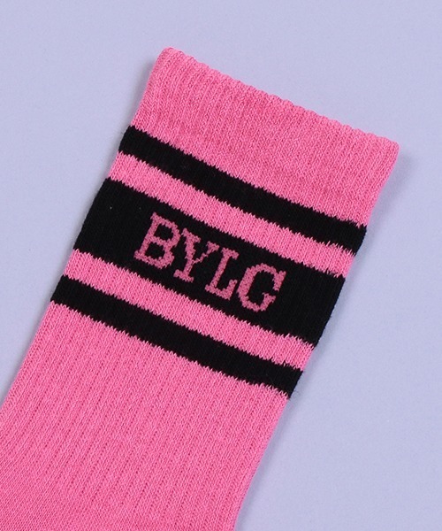 by LOVEiT(バイラビット)の「BYLGロゴクルーソックス(ソックス/靴下・キッズ・ブラック/グリーン/ピンク/アイボリー・L/M/LL/S)」の8枚目の写真