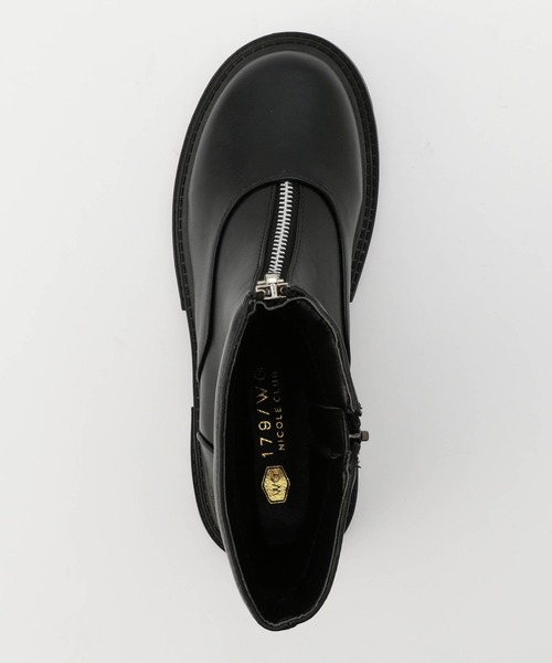 179/WG(イチナナキュウダブルジー)の「フロントZIPブーツ(ブーツ・レディース・ベージュ/ブラック・23.5cm/25.0cm/24.5cm/22.0cm)」の14枚目の写真