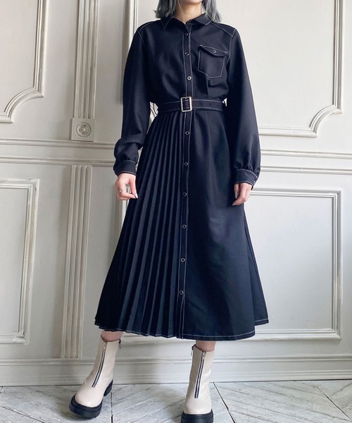 179/WG(イチナナキュウダブルジー)の「フロントZIPブーツ(ブーツ・レディース・ベージュ/ブラック・23.5cm/25.0cm/24.5cm/22.0cm)」の21枚目の写真