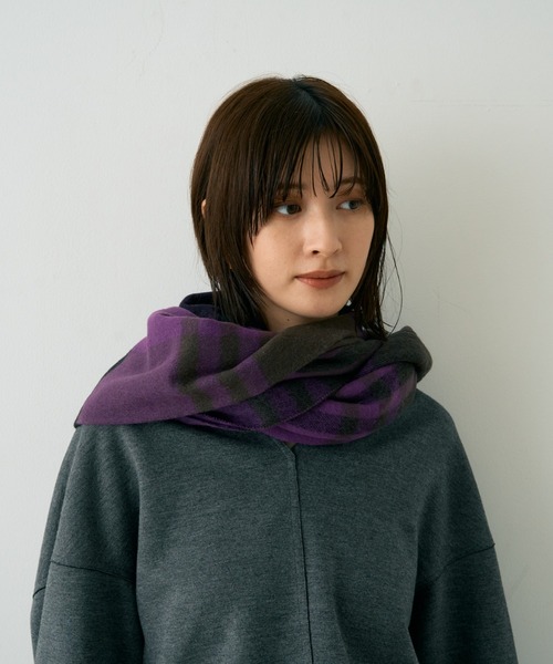 追加2】【TWEEDMILL/ツイードミル】大判ストールチェック（ストール