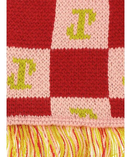 jouetie（ジュエティ）の「チェッカーパターンマフラー（マフラー・レディース・ブルー/ブラック/レッド・FREE）」の17枚目の写真