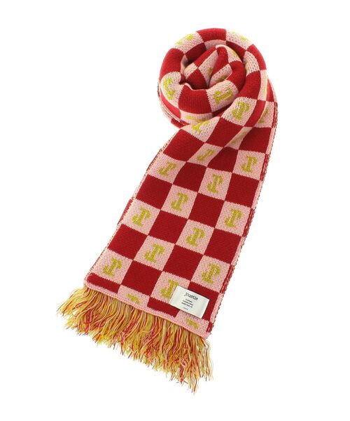 jouetie（ジュエティ）の「チェッカーパターンマフラー（マフラー・レディース・ブルー/ブラック/レッド・FREE）」の20枚目の写真