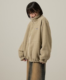 Snap club（スナップクラブ）の「【Snap club】 リバーシブルビッグスタンドボアジャケット（ブルゾン）」