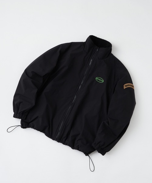 セール】【Snap club】 リバーシブルビッグスタンドボアジャケット