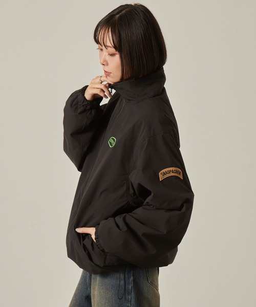 セール】【Snap club】 リバーシブルビッグスタンドボアジャケット