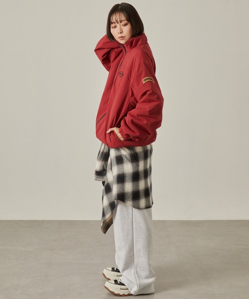 セール】【Snap club】 リバーシブルビッグスタンドボアジャケット