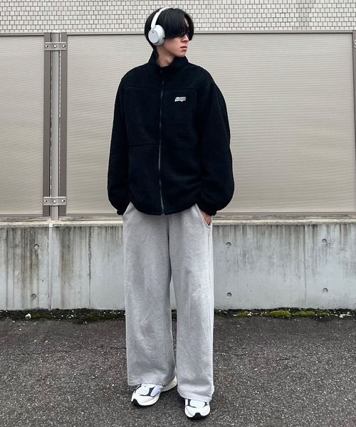 Snap club】 リバーシブルビッグスタンドボアジャケット