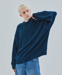 tk.TAKEO KIKUCHI | ビッグケーブルニットプルオーバー(ニット/セーター)