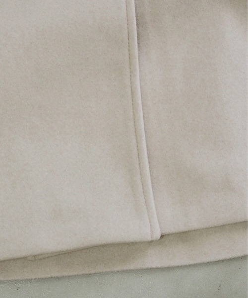 tiptop（ティップトップ）の「【web限定カラー・Lサイズあり】スタンドカラートレンチコート（チェスターコート・レディース・ブラウン/ダークブラウン/チャコールグレー/アイボリー/ブラック・M/L）」の20枚目の写真