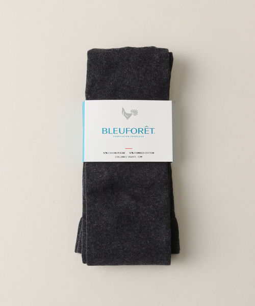 BLEUFORET ブルーフォレ タイツ グレー ネイビー　ロンハーマン セール】【BLEU FORET/ブルーフォレ】Cotton Tights（タイツ