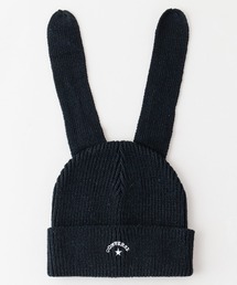 【CONVERSE/コンバース】ウサギミミニットキャップ　ワンポイントブランドロゴ刺繍