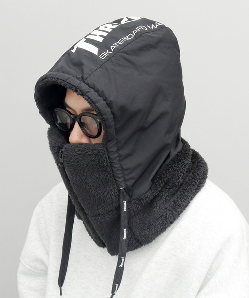 THRASHER（スラッシャー）の「タフタ 裏ボア ビッグ フード ネック
