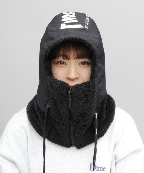 THRASHER（スラッシャー）の「タフタ 裏ボア ビッグ フード ネック